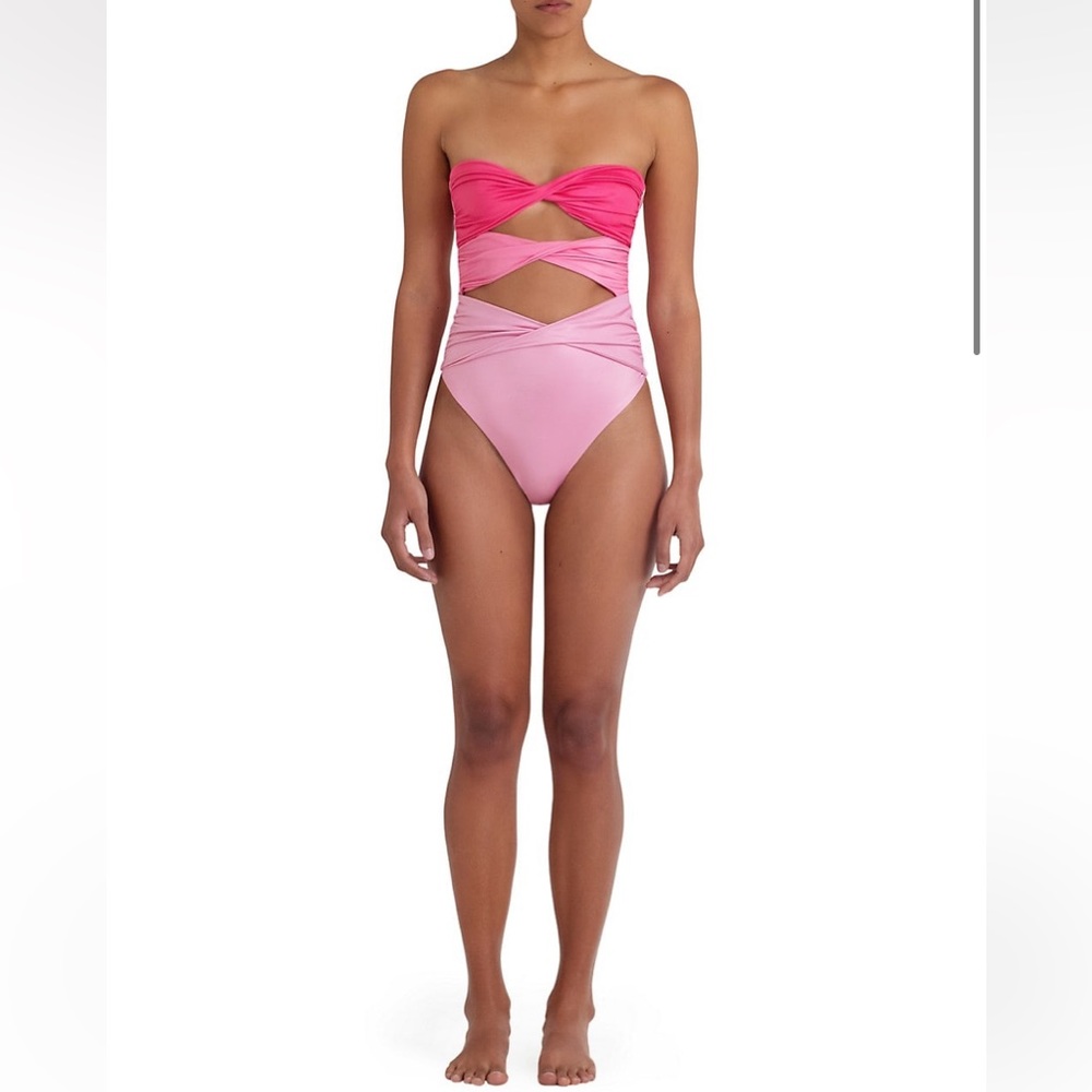 NWOT baobab ola one piece moonstone twist front ombré swimsuit 12239